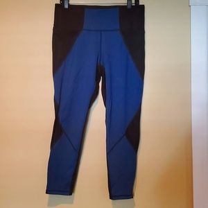 Livi active sculpt teal and black leggings- 14/16